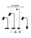 SAL NEGRO * PIE SALON GU10 NEGRO